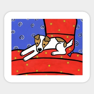 Jack Russell (print) Sticker